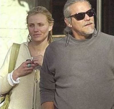 Emilio Diaz with his daughter Cameron Diaz.